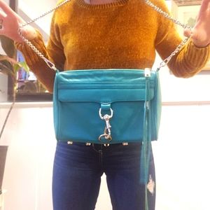 Rebecca Minkoff Mac Turquiose Leather Purse